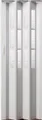 Falttür Schiebetür Tür weiß gewischt Fenster H. 203 cm B. bis 84 cm Neu clas 281