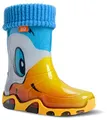 DEMAR Kinder Gummistiefel gefüttert STORMER LUX (Size 24/25 EU) Ente