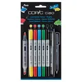 COPIC Ciao 5+1 Layoutmarker-Set farbsortiert 1,0 + 6,0 mm, 6 St.