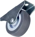 1 Stück Dörner + Helmer Parkett-Bockrolle Ø50 mm grau 791340 Tragkraft 55kg