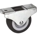 Parkett Bockrolle (Transportrolle) Rad ø 50 mm Tragkraft 55 kg verzinkt grau