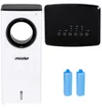 JUNG Bladeless Luftkühler mobile Klimaanlage ohne Abluftschlauch + Timer, leiser Ventilator mit Wasserkühlung, Klimagerät Mobil Lüftkühler