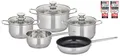 Elo Topf-Set Elo Therm Topfset 5-teilig, Edelstahl (Set, 8-tlg), Volumenskala