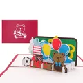 Pop Up Karte "Einschulung- Erster Schultag" Einladung & Geschenkidee Schultüte