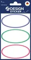 AVERY Zweckform 3742 Marmeladen Etiketten, selbstklebend (wiederablösbare Haushaltsetiketten, 35x70 mm, 9 ovale Aufkleber auf 3 Bogen) bunt
