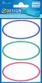 AVERY Zweckform Z Design Haushaltsetiketten "oval" bunt 3 Blatt à 3 Etiketten
