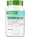 Vitamin D3 10.000 I.E. + Vitamin K2 200mcg 100 Tabletten MK7 Menachinon-7 IE IU