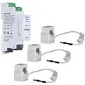 Shelly Stromzähler Pro 3EM, WLAN & LAN, 3 Phasen, 3x 120A, Inkl. 3 Klemmen, BT, Messfunktion, Hutschiene