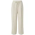 Vero Moda Bundfaltenhose VMJesmilo (1-tlg) Drapiert/gerafft beige M