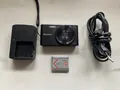Sony Cyber-shot DSC-W830 20.1 MP Digitalkamera in Schwarz Top zustand