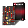 Einhell Werkzeugeinlage E-Case Elektriker-Werkzeuge, 370524, 9-teilig, mit Zangen und Schraubendreher, 420 x 280 mm