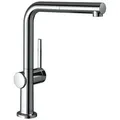 hansgrohe Küchenarmatur Talis M54, chrom, Hochdruck, 360° schwenkbar, ausziehbarer Auslauf
