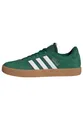 adidas Herren VL Court 3.0 Shoes, Dark Green/Cloud White/Burgundy, 39 1/3 EU