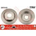 TRW 2x Bremsscheibe hinten 300 belüftet für BMW 5er E34 DF4143