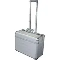 Alumaxx Pilotenkoffer Discovery aus Aluminium, Circa 38, 5 × 47, 5 × 22, 5 cm, 48 cm, 34 L, Silber Matt