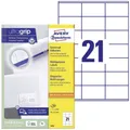 Avery Zweckform Universal Etikett 70x41mm weißBlatt