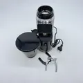 AMZCHEF Kaffeemühle Elektrisch mit Abnehmbarem Halter für Siebträger und Behälte