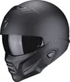 Scorpion Exo Motorradhelm EXO-Combat II Solid Helm, vorbereitet für Kommunikationssystem,integriertes Sonnenvisier