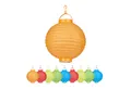 relaxdays LED Lampion LED Lampions bunt 10 Stück