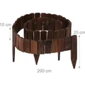 Relaxdays Beeteinfassung (200 cm) (4052025870317)