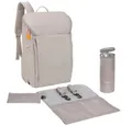 LÄSSIG Wickeltasche GRE Slender Up Backpack taupe