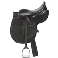 Kerbl Ponysattel Leder Schwarz 32196