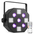BeamZ MultiAce2, 2-in-1 Lichteffekt, RGB-UV-Stroboskoplicht, Musikgesteuerte Lichtanlage, Lichtbox, Bühnenbeleuchtung, Lichtshow System, Discolicht Partylicht, DJ, Club, Events