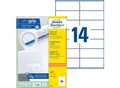 AVERY Zweckform Universal-Etiketten 3477, ultragrip, 105 x 41 mm, 1400 Stück