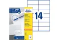 Avery Zweckform Etikett 3477 3477 Universal-Etiketten ultragrip - 105 x 41 mm weiß 1.400 Etike
