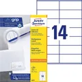 AVERY Zweckform 3477 Adressaufkleber (1.400 Klebeetiketten, 105x41mm auf A4, Pap