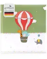 goldbuch 15 177 Babyalbum Ballonfahrt im kindgerechten Design, Kunstdruck Fotoalbum mit 58 weißen Blankoseiten, Pergamin & 4 illustrierte Seiten, Baby Album zum Einkleben, Papier, ca. 30 x 31 x 4 cm
