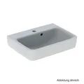 Geberit Handwaschbecken Renova Plan 50x38 cm, asymm. Überlauf weiß, 501628001