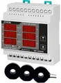 Tense Elektronik EM100DIN Einbaumessgerät Multimeter zur Messung von Strom 1A...
