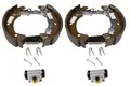 Bremsbackensatz Hinterachse für NISSAN RENAULT MICRA III C+C NOTE CLIO