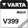 1x VARTA V399 Uhren-Batterie Knopfzelle SR57 SR927 AG7 Uhrenbatterie/Silberoxid