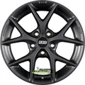 4x BBS SR himalaya-grau matt 7.5x17 ET40 - LK5/115 ML70.2 Felge Alu