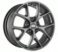 BBS SR006 7.5x17 Zoll LK: 5x115 ET40 Himalaya grau/matt ABE 4 Stück! Neu