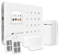 VisorTech Hausalarm: GSM-Alarmanlage mit Funk- & Handynetz-Anbindung XMD-4400.pro (Funkalarm, Sirene Alarmanlage, Überwachungskamera Set)