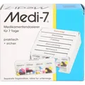 Medi-7 Medikamentendosierer für 7 Tage Tablettenbox, 1 St. Behältnis