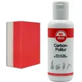 ROTWEISS Carbon-Politur 150 ml Flasche + Profi-Schwamm