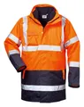 Safestyle Warnparka Travis Größe XXL orange / marine - 23549/2XL