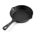Feuerpfanne Gusseisen Ø16cm Bratpfanne Stiel Grillpfanne Outdoor Schmorpfanne