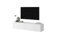 Selsey TV-Schrank VELDIO Kompaktes Hängeboard geriffelt, Push-to-Open, 140x30 cm, Matt