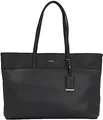 Calvin Klein Damen Tote Bag Tasche Shopper Mittelgroß, Schwarz (Ck Black), Onesize