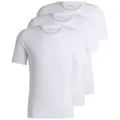 BOSS T-Shirt Rundhals BOSS ONE (Packung, 3-tlg., 3er-Pack) mit dezentem BOSS Logo-Print weiß XXL (54)