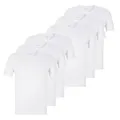 BOSS Herren Classic T-Shirts Kurzarm Shirts Pure Cotton Crew-Neck 6er Pack, Farbe:Weiß, Artikel:-100 White, Größe:2XL