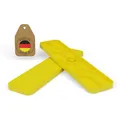 FUX 100 Verglasungsklötze Abstandshalter Kunststoff Unterlegplatten 100x24 mm - Stärke 4 mm - Distanzklötze & Fensterkeile für Montage, Laminat & Terrasse