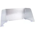 Bo-Camp Gaskocher Windschutz Camping Kocher Outdoor Wind Schild Screen Faltbar, Silber