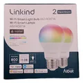 Linkind Matter Smart RGBTW Glühbirne, E27 Lampe Alexa, 45 Szenen & Musiksync, 16
