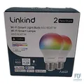 Linkind Matter Smart RGBTW Glühbirne, E27 Lampe Alexa, 45 Szenen & Musiksync, 16